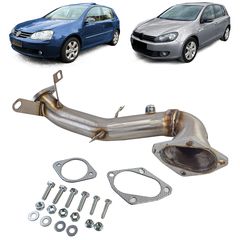 Downpipe Βελτίωσης  +20-30HP ΕΧΤΡΑ κατάλληλο για VW Golf 5 V 6 VI 1.4 TSI 