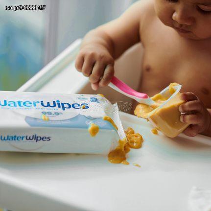 WaterWipes Οικολογικά Μωρομάντηλα με 99,9% Νερό, 9x60τεμ