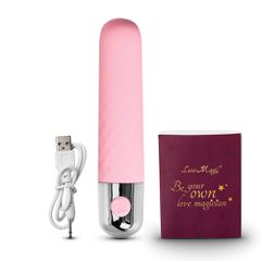 3.8" Pink 10-Speed USB Silicone Vibrator-thumb-6