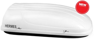 Μπαγκαζιέρα Οροφής Αυτοκινήτου Hermes 400 lt Oyster Χρώμα Λευκό Μάτ | Pancarshop