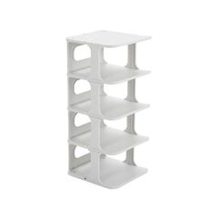 Παπουτσοθήκη 5 θέσεων διαστάσεων 24.5x26.5x60cm σε γκρι χρώμα HOME USE