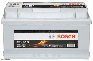 Bosch S5013 100AH 830A   0092S50130, BOSCH BOSCH ΜΠΑΤΑΡΙΑ S5 BLACK LINE (100Ah/830A) ΔΕΞ. 353x175x190