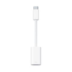 Apple MUQX3ZM/A Μετατροπέας USB-C male σε Lightning female Λευκό