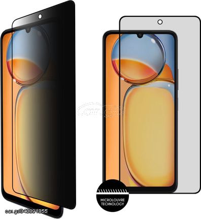 Idol 1991 Tempered Glass Xiaomi Redmi Note 13 4G 6.67'' 9H 0.25mm Privacy Antispy Semi Curved Full Glue BLACK