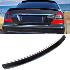 Αεροτομή Πορτ Παγκάζ Για Mercedes-Benz E-Class W211 03-09 Amg look Lipspoiler Από Abs Πλαστικό Γυαλιστερή Μαύρη