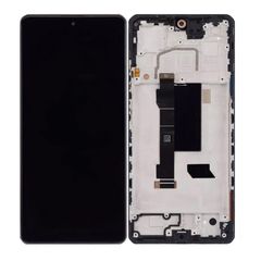 Οθόνη LCD και Μηχανισμός Αφής με Πλαίσιο για Xiaomi Redmi Note 12 Pro 5G / Poco X5 Pro - Μαύρο (Service Pack)