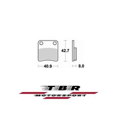 ΤΑΚΑΚΙ BRAKE PADS TBR757 PR-1 CAGIVA  CITY 50 92 FRONT - L