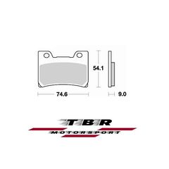 ΤΑΚΑΚΙ BRAKE PADS TBR751 PR-1 YAMAHA  FZR R 600 92 FRONT - L / R