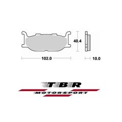 ΤΑΚΑΚΙ BRAKE PADS TBR750 PR-1 YAMAHA  FZX ZEAL 250 91 FRONT - R