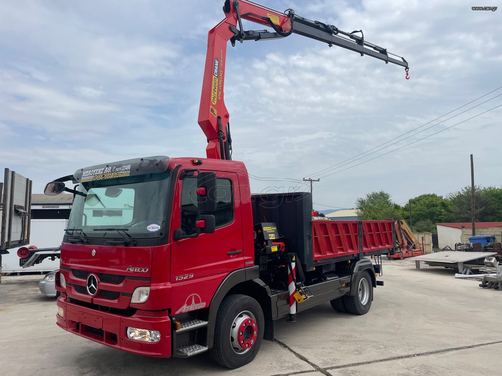 Ανατροπή + Γερανός Mercedes-Benz 2011 Atego 1529 Palfinger