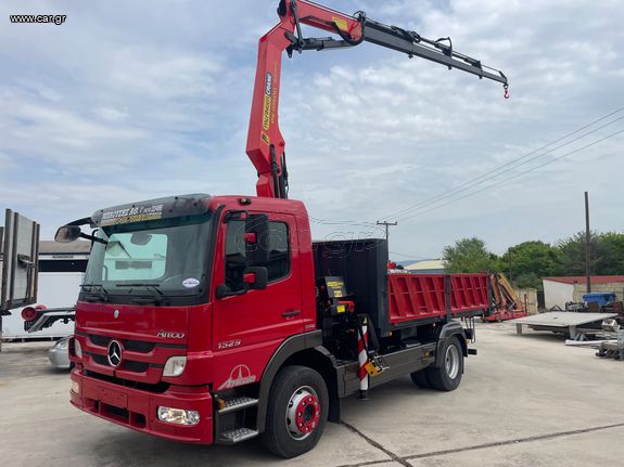Ανατροπή + Γερανός Mercedes-Benz 2011 Atego 1529 Palfinger