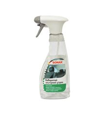 INTERIOR CLEANER SONAX 500ML ΚΑΘΑΡΙΣΤΙΚΟ ΕΣΩΤΕΡΙΚΟΥ ΧΩΡΟΥ  Καθαριστικό εσωτερικού χώρου ιδανικό για ταπετσαρίες υφασμάτινες η βελούδινες. Εισχωρεί και καθαρίζει βαθιά τις ίνες και φρεσκάρει τα χρώματα