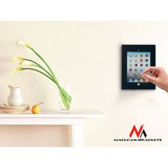 MACLEAN MC-610 ADVERTISING HOLDER FOR TABLET BLACK-thumb-2