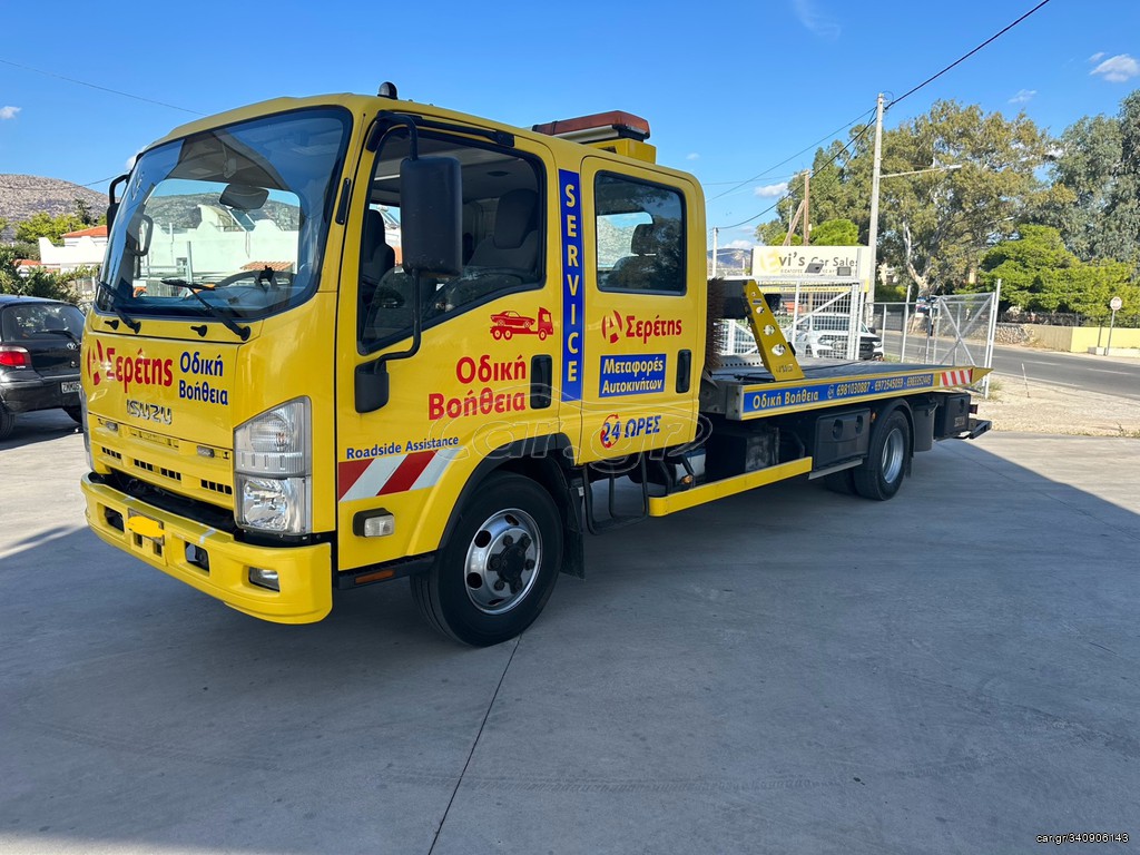 Οδικής Βοήθειας Isuzu 2015 N7,5TON OMARSκαρότσα + ψαλίδι  6 θέσεις