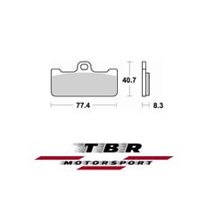 ΤΑΚΑΚΙ BRAKE PADS TBR776 PR-1 APRILIA GP 125 95 FRONT- R