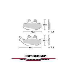 ΜΕΤΑΛΛΙΚΑ ΤΑΚΑΚΙΑ SINTER METAL PADS TBR770