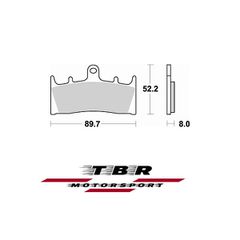 ΤΑΚΑΚΙ BRAKE PADS TBR764 PR-1 KAWASAKI  ZX6R NINJA 600 	98 FRONT - L / R