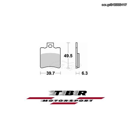 ΜΕΤΑΛΛΙΚΑ ΤΑΚΑΚΙΑ SINTER METAL PADS TBR761