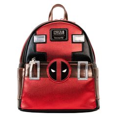Loungefly Marvel - Deadpool Metallic Collection Cosplay Mini Backpack (MVBK0328)