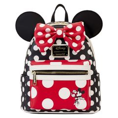 Loungefly Disney: Minnie - Rocks The Dots Classic Mini Backpack (WDBK3464)