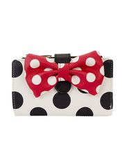 Loungefly Disney: Minnie - Rocks The Dots Classic Flap Wallet (WDWA2933)