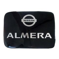 NISSAN ALMERA N16 4D/5D 2002-2006 ΑΥΤΟΚΟΛΛΗΤΟ ΤΑΠΑΣ ΡΕΖΕΡΒΟΥΑΡ 17,1 x 14 cm ΜΑΥΡΟ/ΧΡΩΜΙΟ ΜΕ ΕΠΙΚΑΛΥΨΗ ΕΠΟΞΕΙΔΙΚΗΣ ΡΥΤΙΝΗΣ (ΥΓΡΟ ΓΥΑΛΙ) - 1 ΤΕΜ.