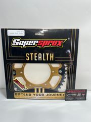 ΓΡΑΝΑΖΙ SUPERSPROX STEALTH 520-46 KAWASAKI NINJA 250 '08-'17, NINJA 300 '13-'17, NINJA 400 '18-'24, VERSYS-X 300 '17-'24, Z250SL '15-'16, Z300 '15-'24, Z400 '19-'24