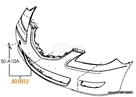 ΠΡΟΦΥΛΑΚΤΗΡΑΣ ΕΜΠΡΟΣ MAZDA 3 2003-2006 