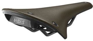 Brooks Cambium C17 All Weather Natural Rubber Saddle mud green