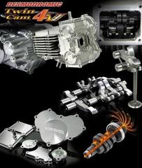 kit TAKEGAWA Desmodromic Twin Cam 4V  138cc 54x57 gia honda z50 monkey Gorilla c50 glx50 astrea supra dax  dy MODIFYING GARAGE "since1993" TAKEGAWAGR - 4miniracingparts,gr