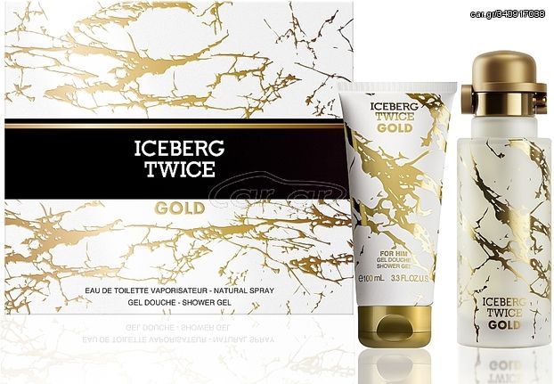 ICEBERG Twice Gold Pour Homme SET: EDT 125ml + shower gel 100ml