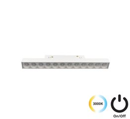 Linear Antiglare Λευκό L:220 3 CCT Magnetic (ON-OFF) Viokef 4244407S