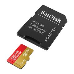 SANDISK EXTREME microSDXC 128 GB 190/90 MB/s UHS-I U3(SDSQXAA-128G-GN6AA)