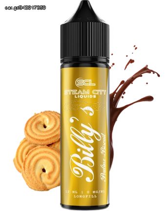 Steam City Billy's Praline Biscuit 12/60ml Flavorshot