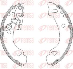 Remsa Σετ Σιαγόνων Φρένων - 4303.00
