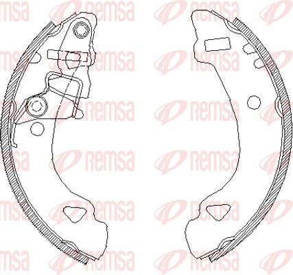 Remsa Σετ Σιαγόνων Φρένων - 4303.00