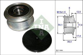 Ina Ελεύθερη Περιστροφή Γεννήτριας - 535 0090 10