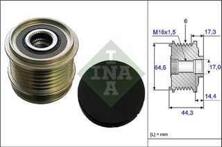 Ina Ελεύθερη Περιστροφή Γεννήτριας - 535 0130 10