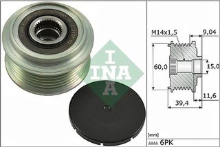 Ina Ελεύθερη Περιστροφή Γεννήτριας - 535 0277 10