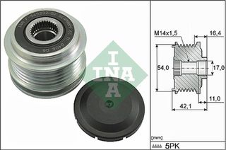 Ina Ελεύθερη Περιστροφή Γεννήτριας - 535 0286 10