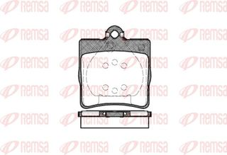 Remsa Σετ τακάκια, Δισκόφρενα - 0678.00