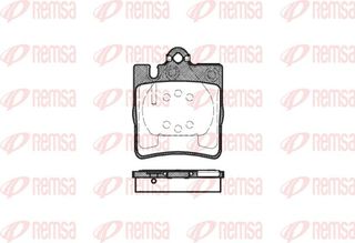 Remsa Σετ τακάκια, Δισκόφρενα - 0709.00