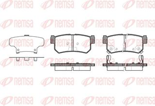 Remsa Σετ τακάκια, Δισκόφρενα - 0746.62