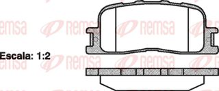 Remsa Σετ τακάκια, Δισκόφρενα - 0854.00
