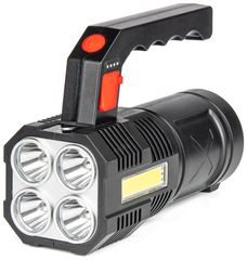 ΦΑΚΟΣ ΧΕΙΡΟΣ 4LED+1COB 1.200mAh 300lm microUSB ΕΠΑΝΑΦΟΡΤΙΖΟΜΕΝΟΣ ΑMiO - 1 TEM.