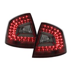 Πισινά Φανάρια Set Για Skoda Octavia 1Z 04-13 Sedan Led Red/Smoke LH Group