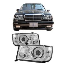 Μπροστινά Φανάρια Set Για Mercedes-Benz E-Class W124 93-95 Projectors Χρωμίου H1/H1/H3 Manual  Sonar