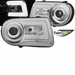 Μπροστινά Φανάρια Set Για Chrysler 300C 05-10 DRL Tube Lights Χρωμίου H7 Manual Sonar