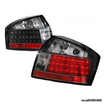 Πισινά Φανάρια Set Για Audi A4 B6 00-04 Led Μαύρα KAtuning