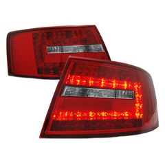 Πισινά Φανάρια Set Για Audi A6 4F 04-08 Led Κόκκινο/Crystal 7Pin Με Original Led Φανάρια Eagle Eyes